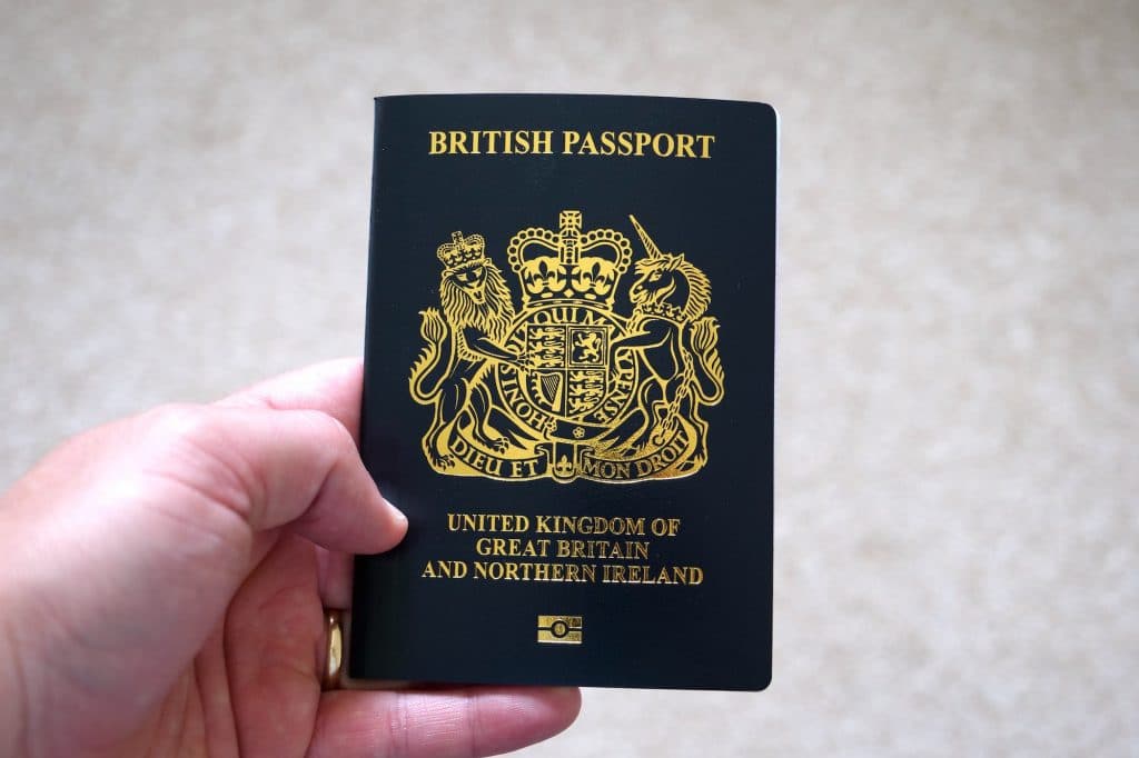 travelling to south africa on a british passport