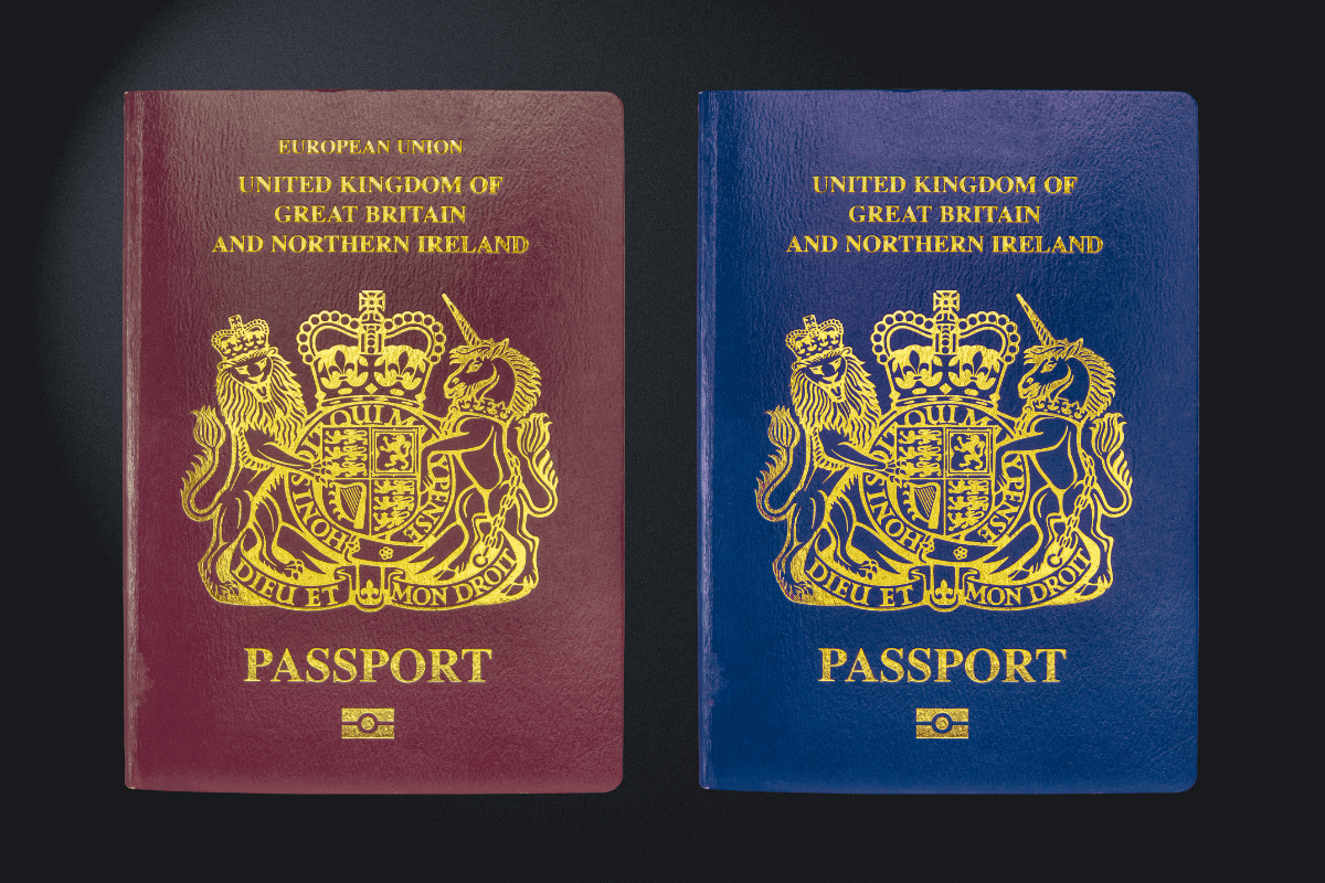new UK passport colour