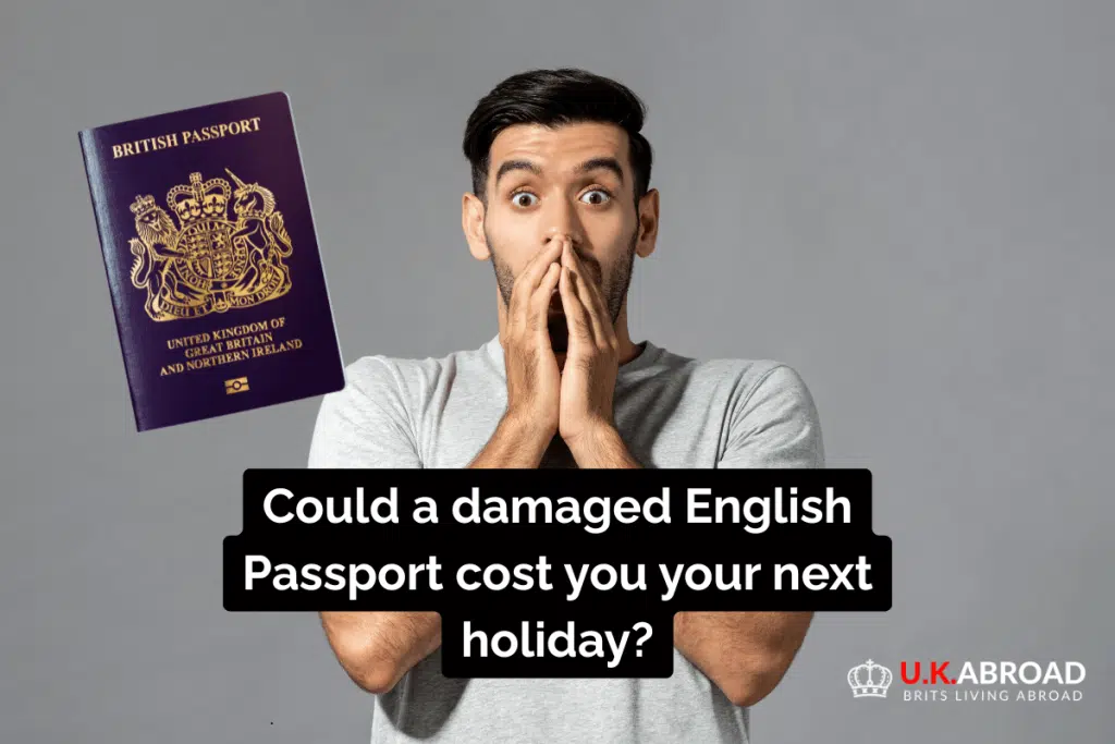 Could a damaged UK passport cost you your next holiday blog post