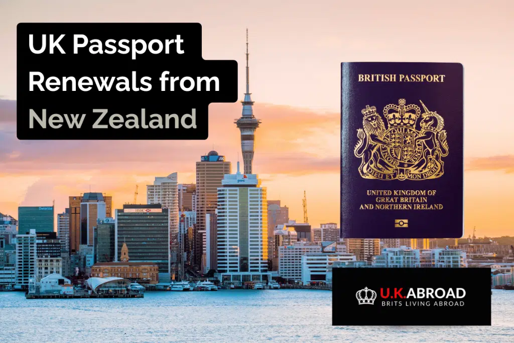 UK passport renewal from New Zealand