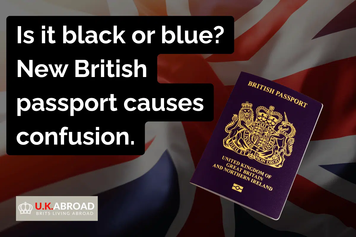 blue british passport