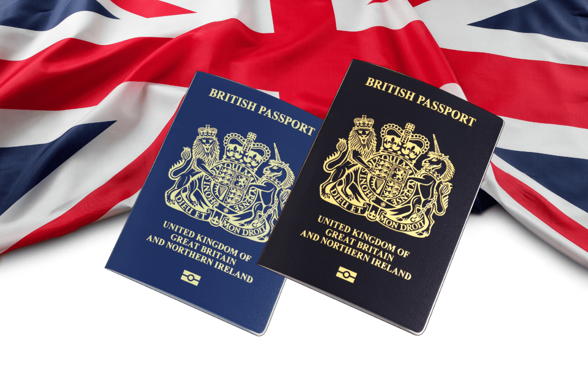 blue british passport