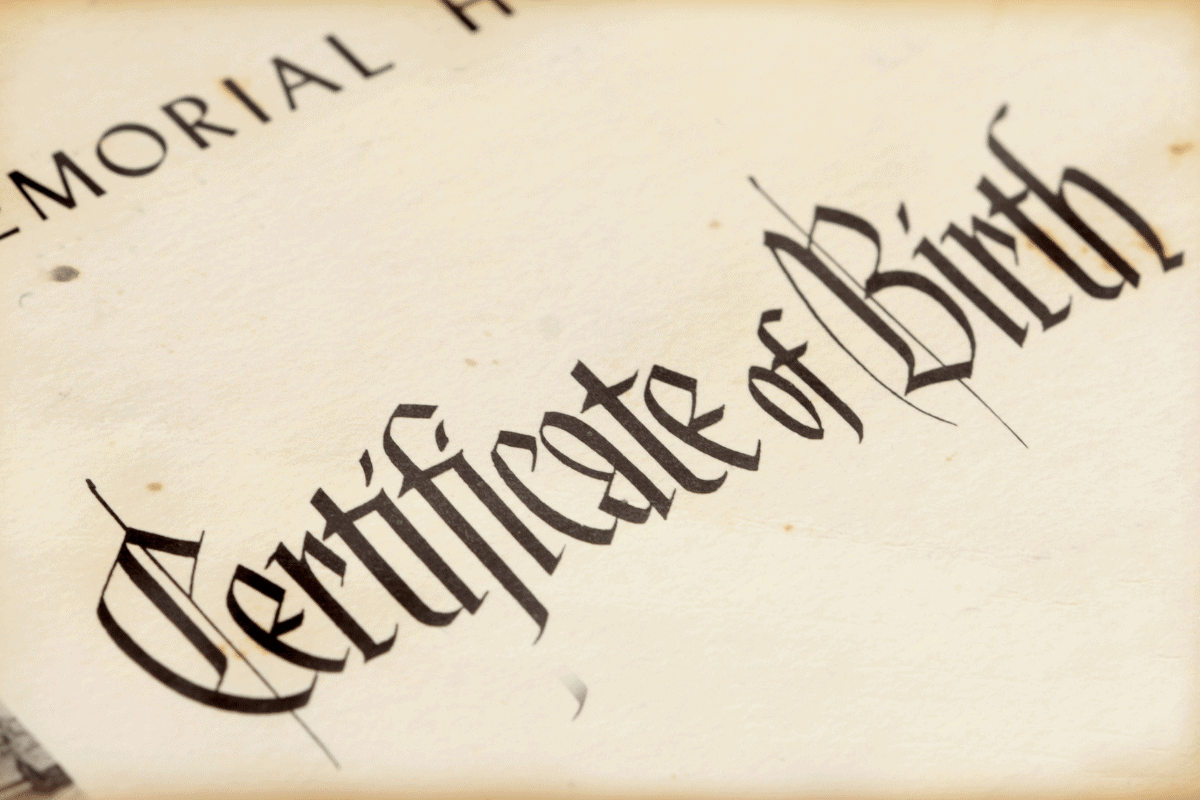 unabridged birth certificate