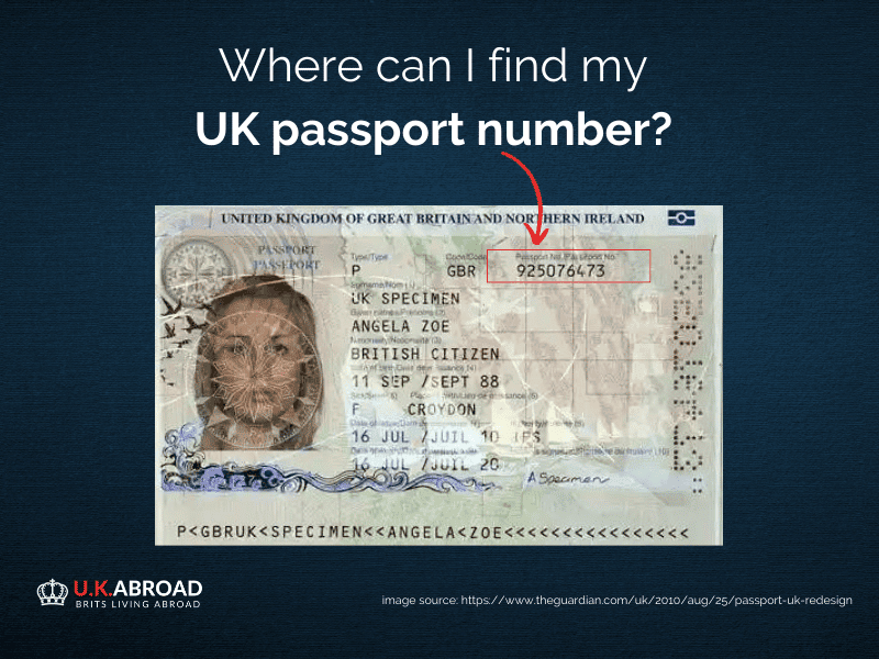 what is passport reference number uk