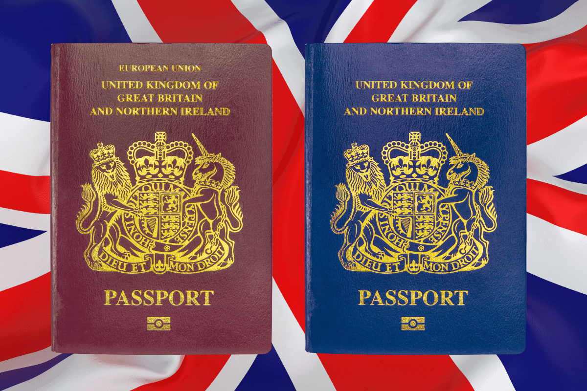 blue British Passport