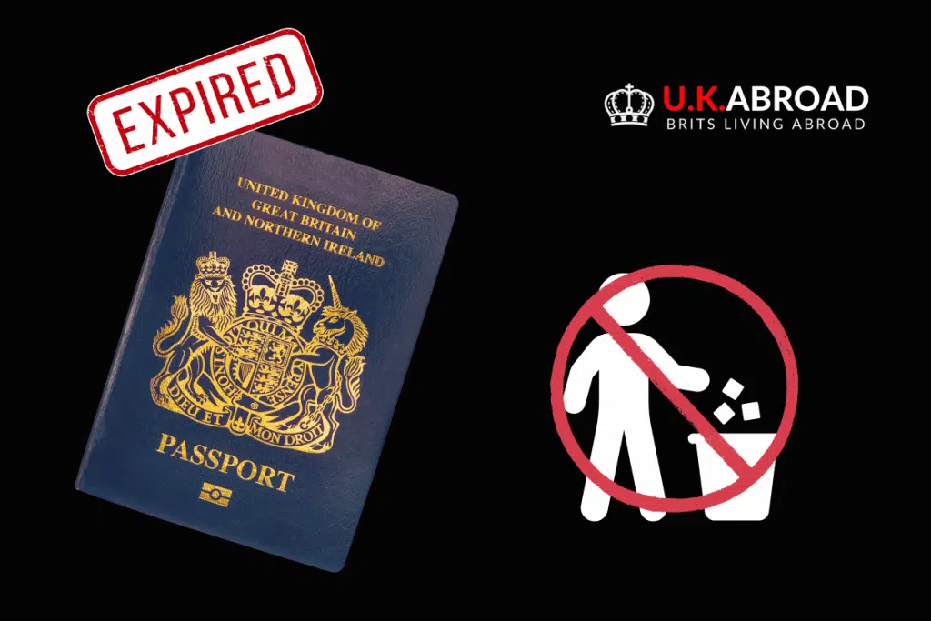 what happens to your old UK passport when you renew