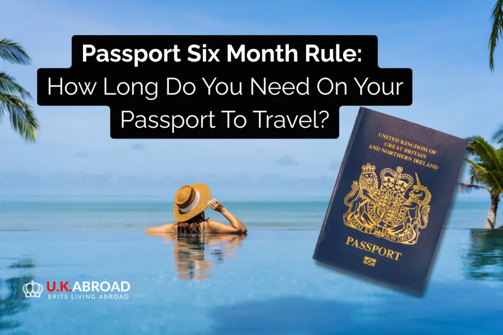 UK passport six month rule 