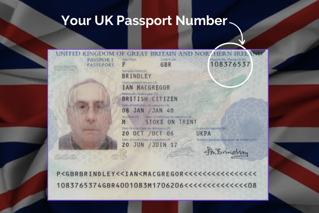How To Find My UK Passport Number U K ABROAD