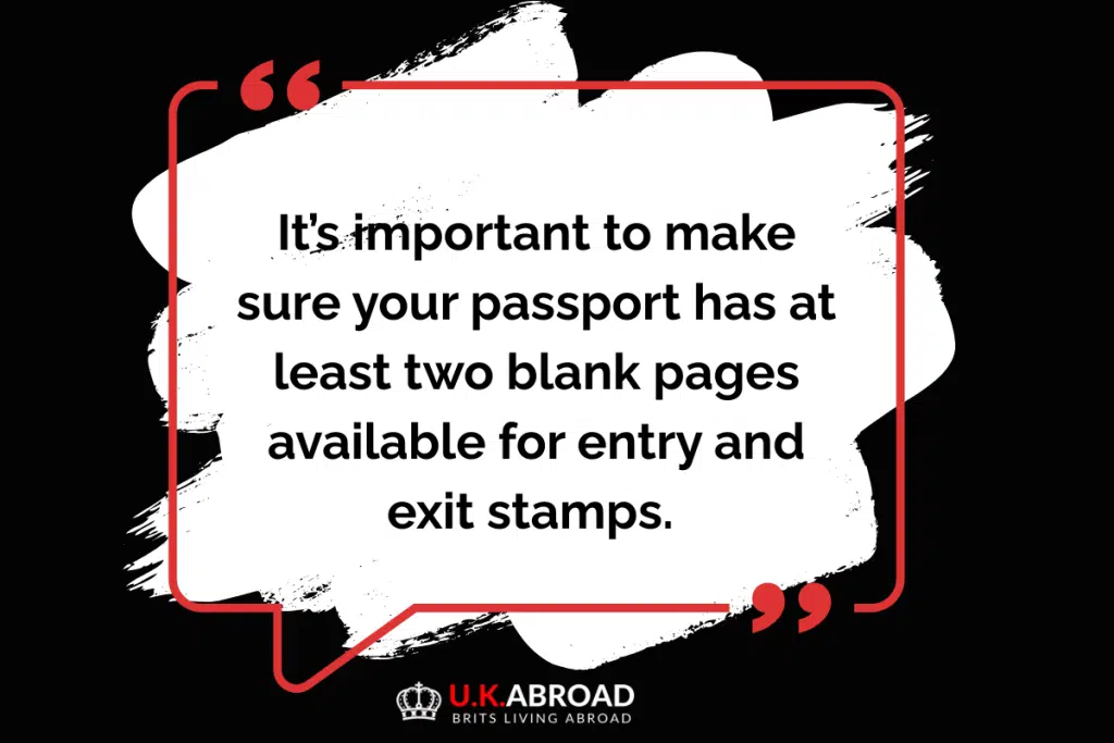 UK Passport Pages