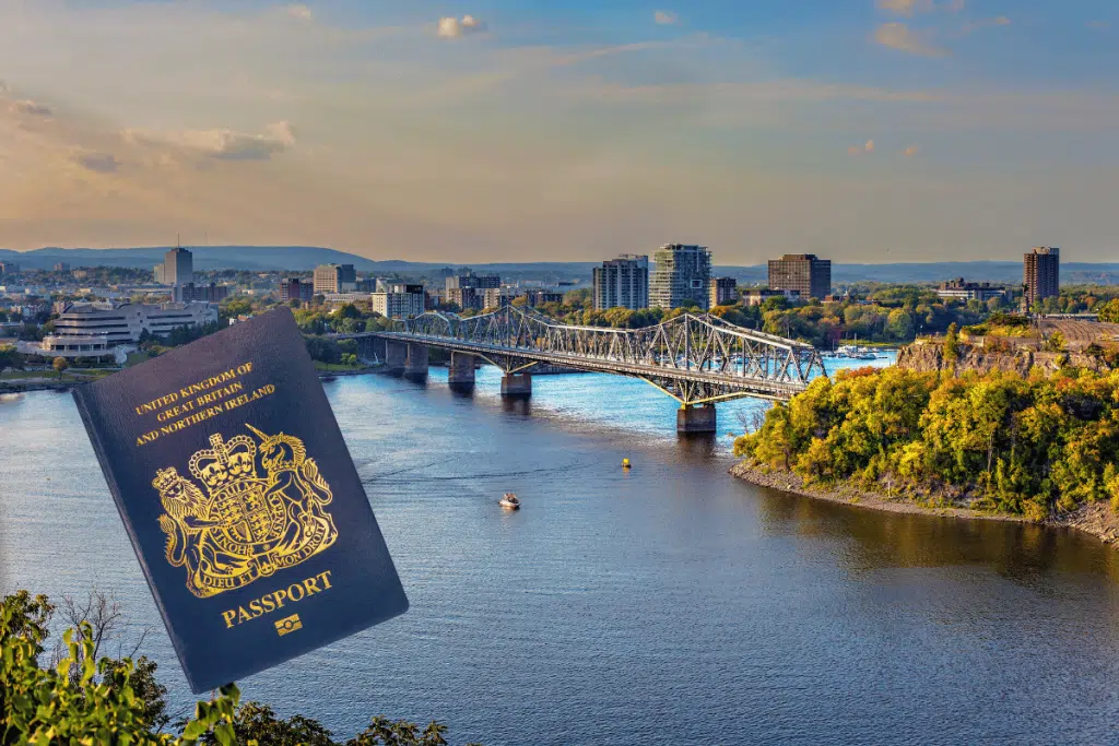 British passport renewal in Ottawa, Canada