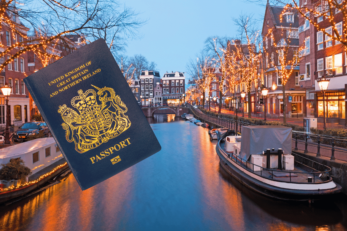 British passport renewal from the Netherlands
