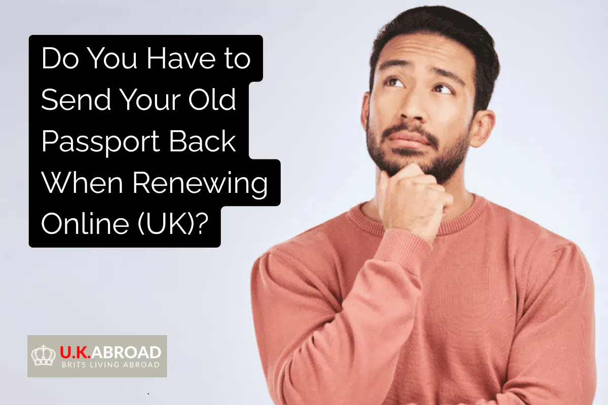 man asking question - should I send in my old passport?