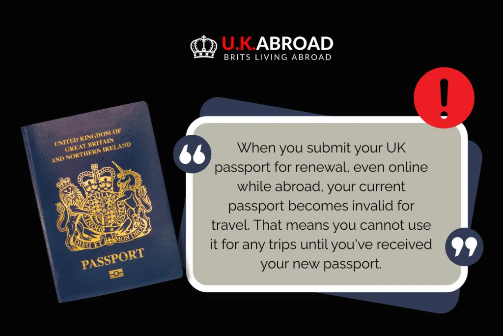 Can I travel while my passport is being renewed?