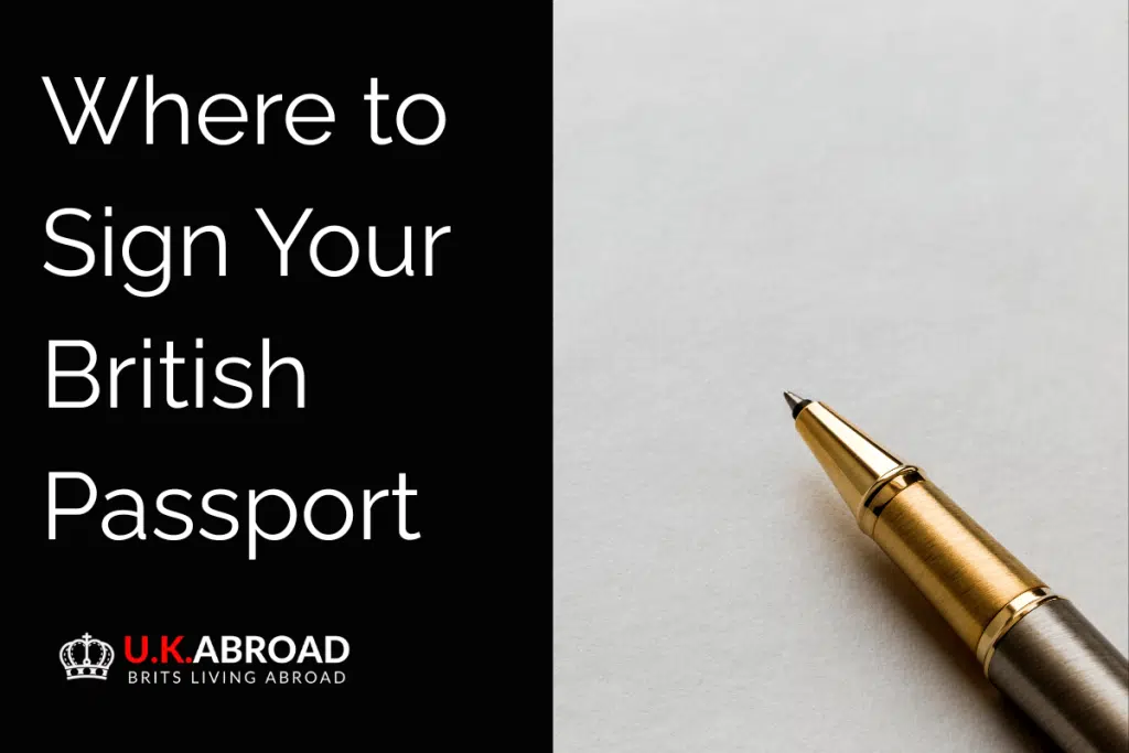 Sign British Passport