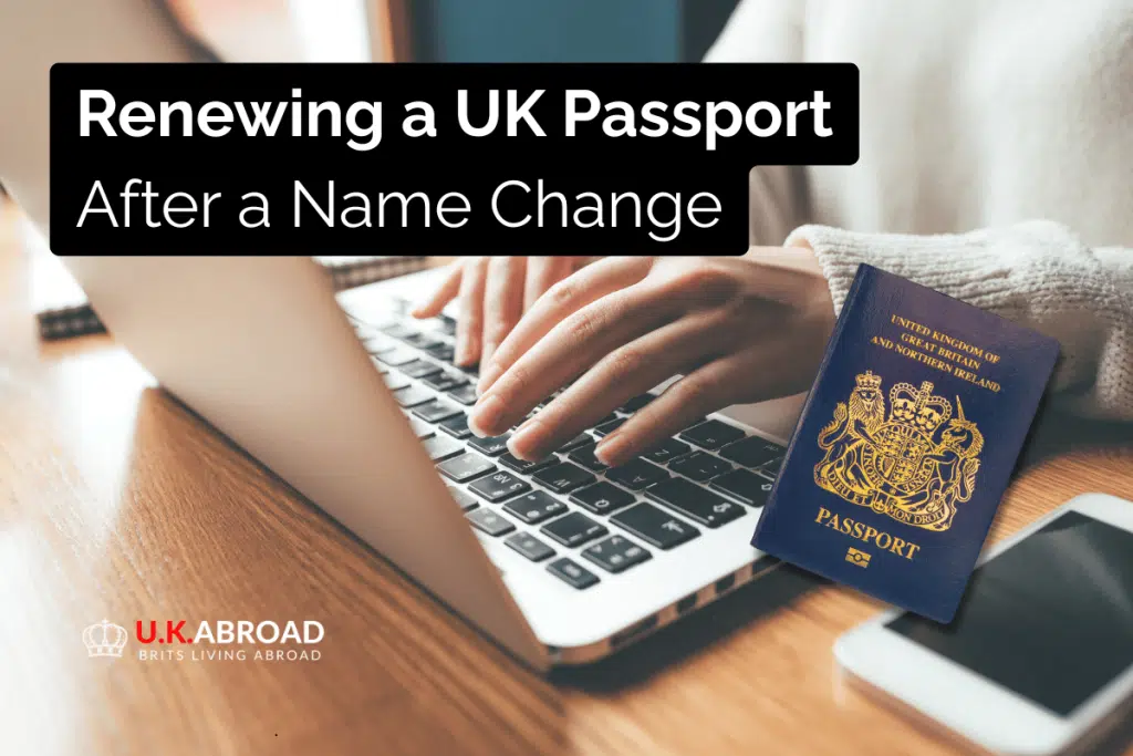 UK Passport Name Change