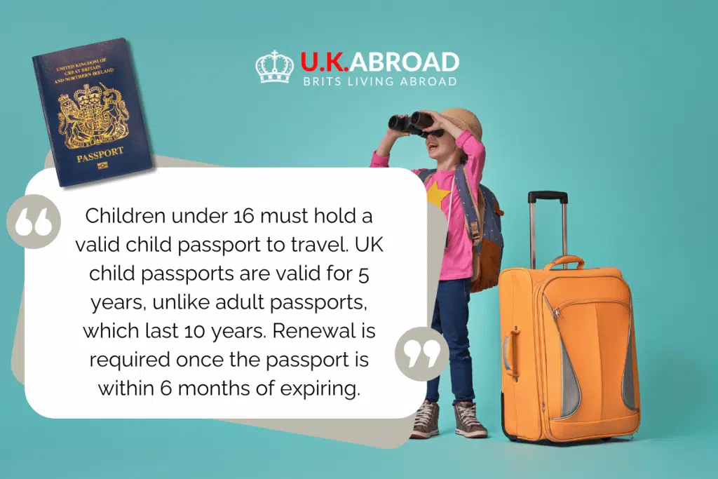 UK Passport Renewal for a Minor